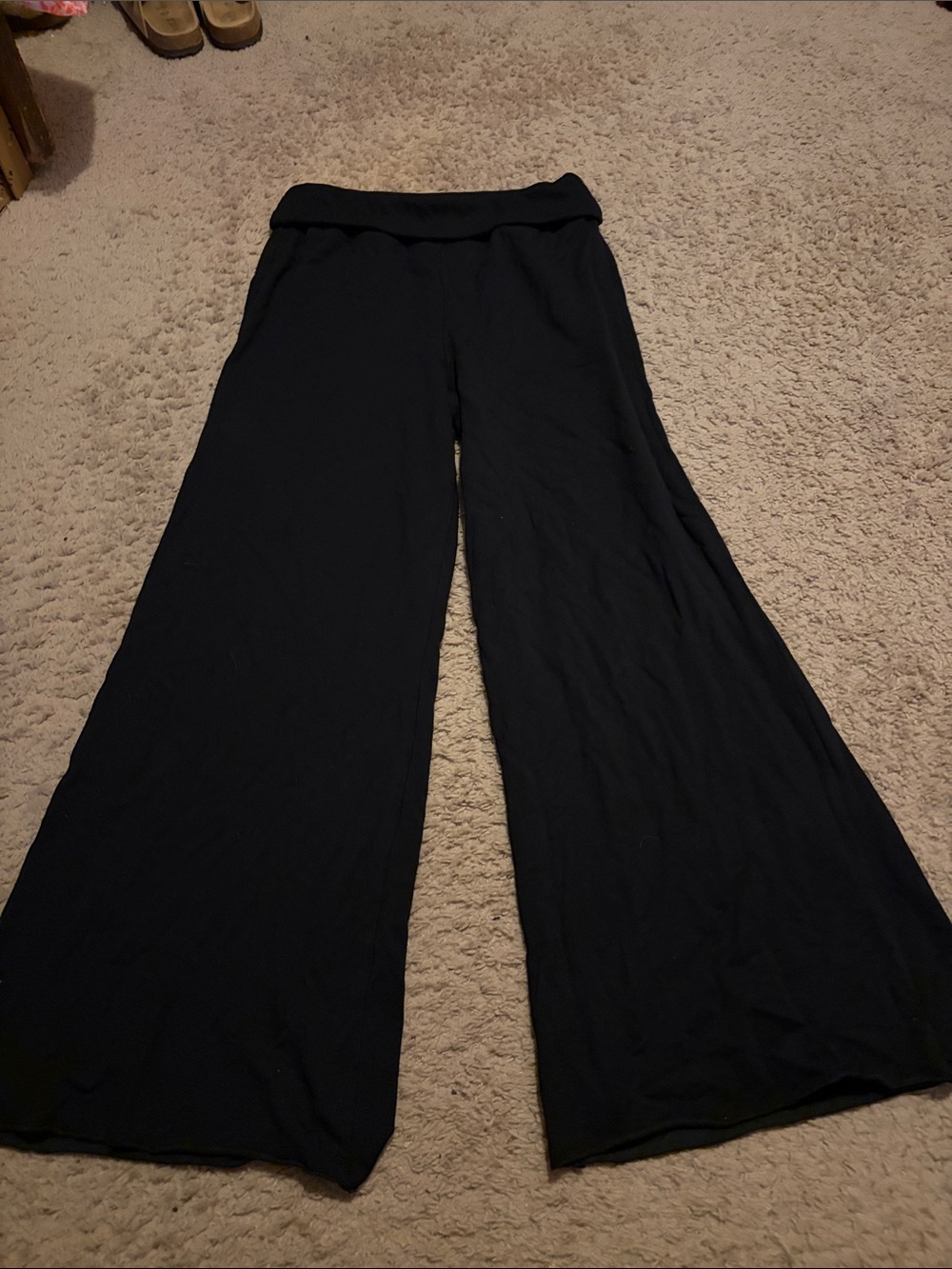 Offline by aerie OTT Wide Leg Fold Over Pants with pocket